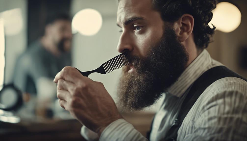 curly beard styling tips